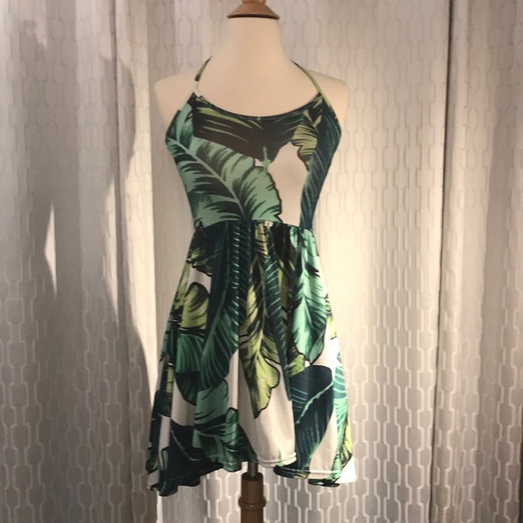 Missguided Dresses & Skirts - BUY 2 GET1 FREE! Palm leaf halter